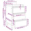 Vidaxl Gastronomic Cabinets, 3 Pcs., Stainless Steel