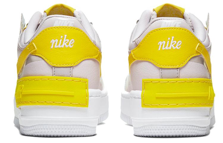 Nike Air Force 1 Low Shadow White Barely Rose Speed Yellow Women's CJ1641-102