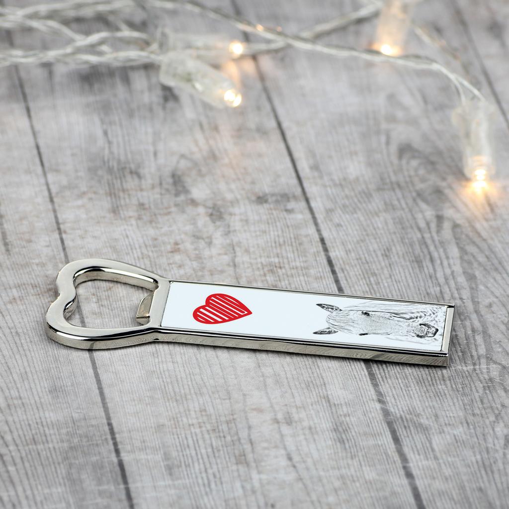 Camargue Horse – Bottle opener with a horse, personalized fridge magnet bottle opener | Art-Dog