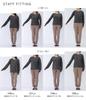 Oshare Walker Sheer Crew Neck Long Sleeve Top with and Finger Perfect for Stylish and Product 13tm08b n'OrLABEL [Glitter Top] Women's Glitter, Sheer,