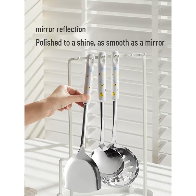 Cooker King Stainless Steel 3-Piece Kitchen Utensil Set