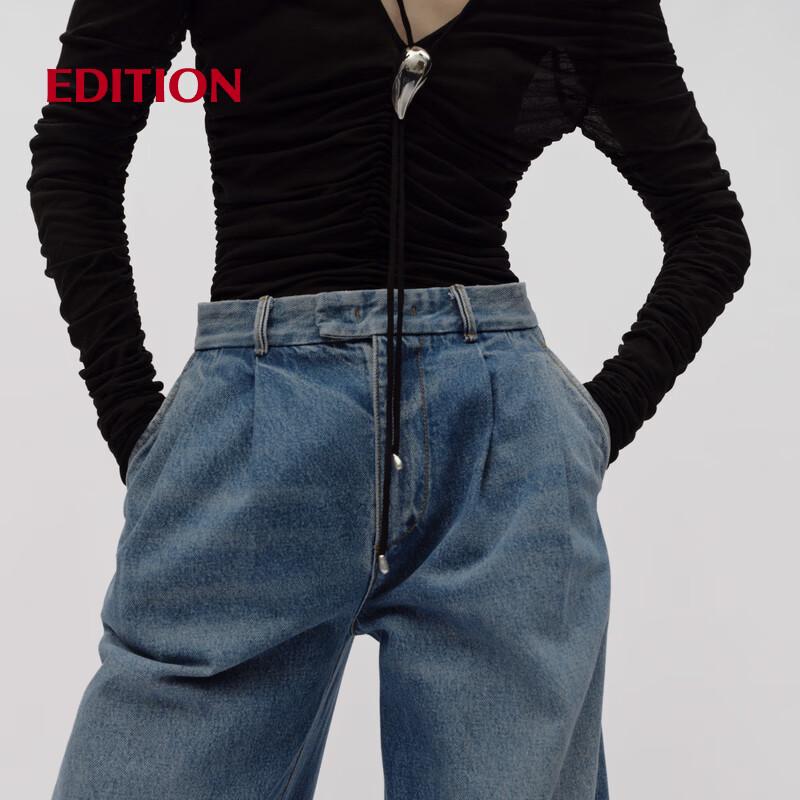 editionRED LABEL 2025 Spring Trouser-Style Straight-Leg Cotton Jeans