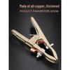 All-Copper A-Shaped Grounding Clamp for Welding Machines