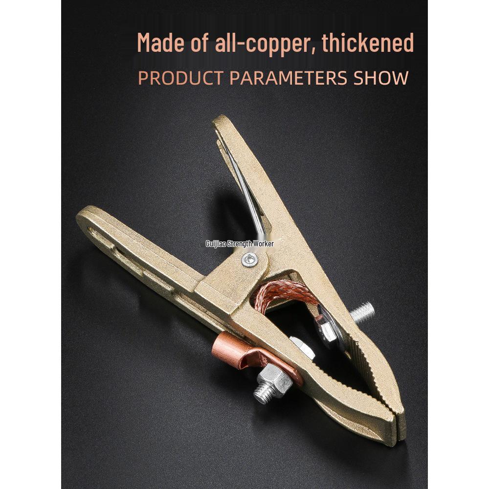 All-Copper A-Shaped Grounding Clamp for Welding Machines