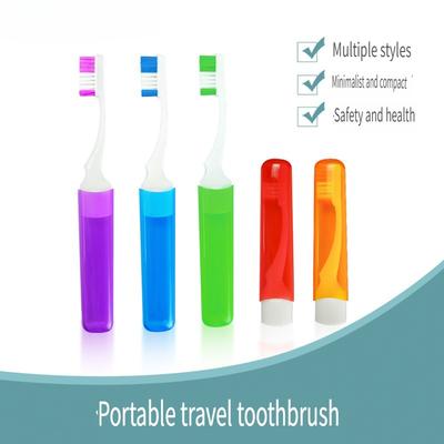 Reise Zahnbürsten Set, Mini Weiche Tragbare Zahnbürste mit Einzelverpackung Perfekt für Reisen, Camping und den Heimgebrauch