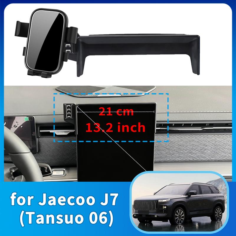 for Jaecoo J7 7 2024 2025 2026 13.2 inch (Not Fit for 14.5 inch) Dashboard Screen Phone Holder Easy tall