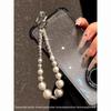 Light Luxury Rhinestone Pearl Phone Wrist Strap and Keychain