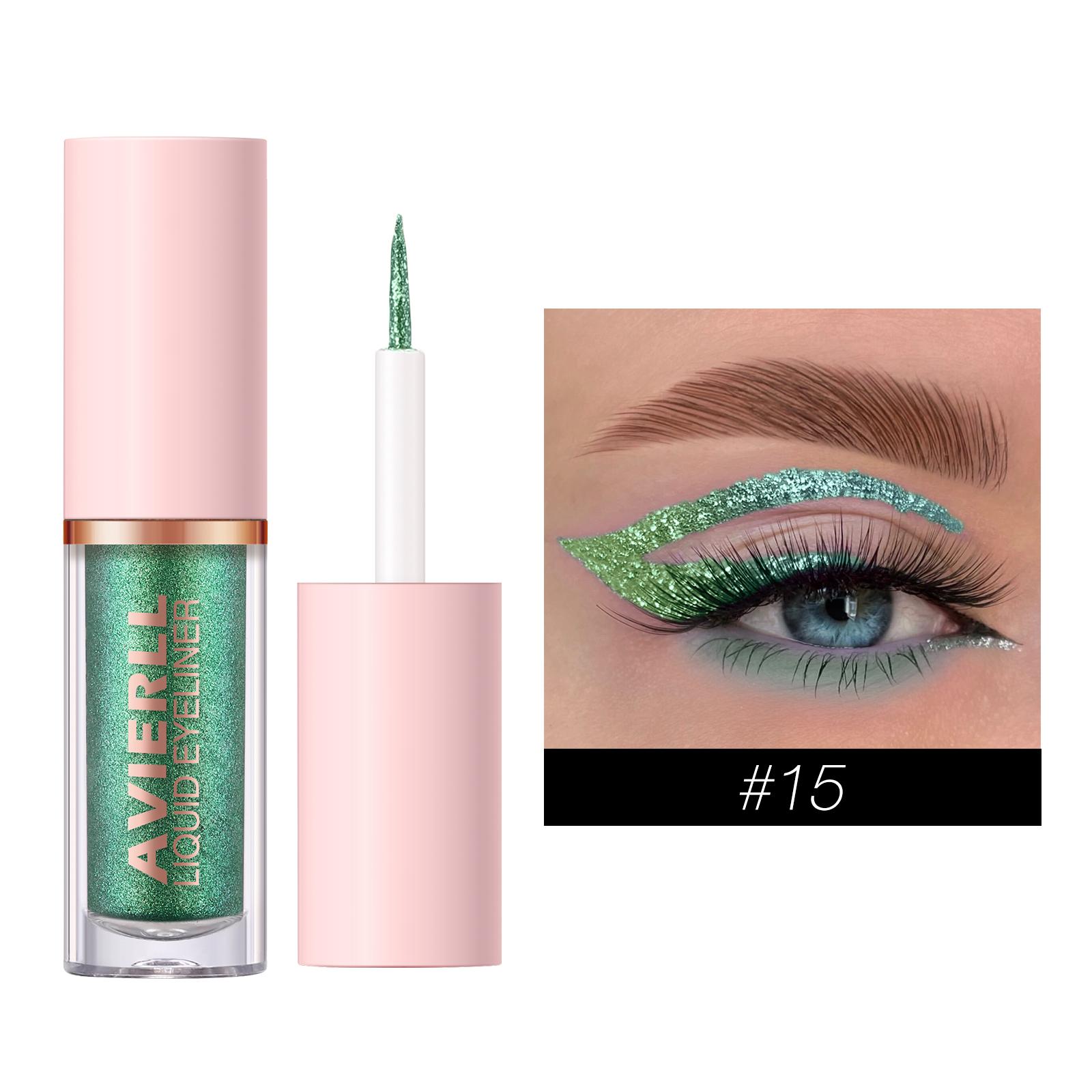 

Shimmering Color-changing Waterproof Eyeliner Pencil, Metallic Texture, Long-lasting Without Fading, 10 Mixed Colors, High Color