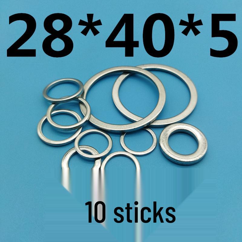 Thickened Galvanized Iron Flat Washer: Small Outer Diameter, Narrow Edge
