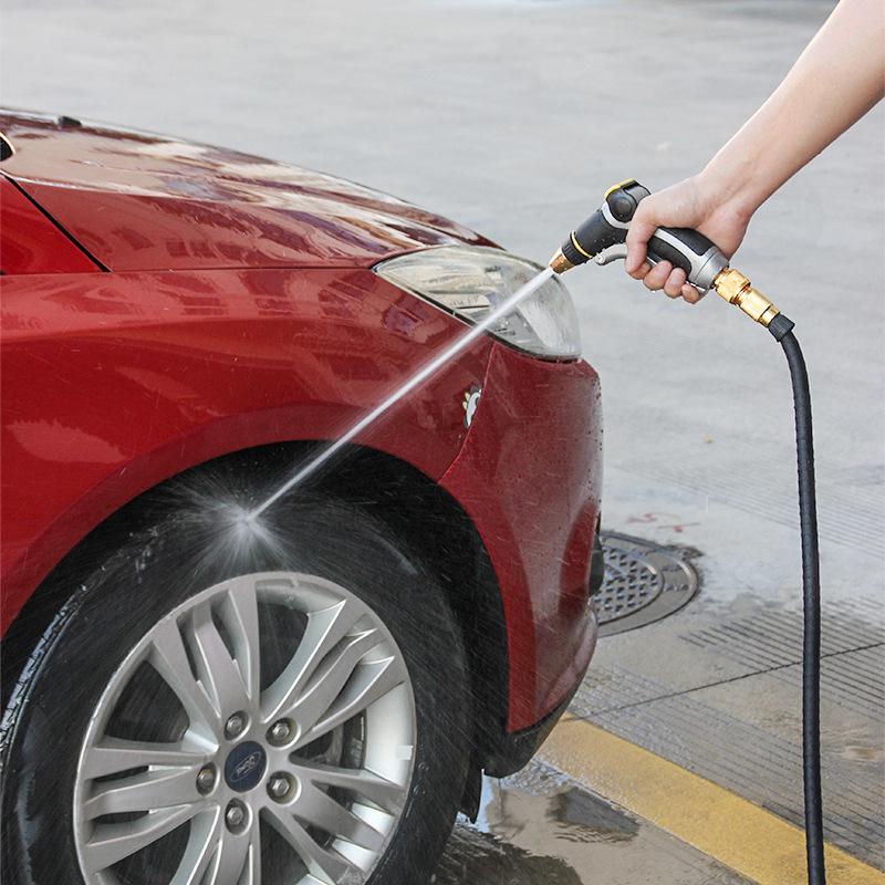 High-Pressure Rubberized Water Gun for Cleaning, Watering, and Car Wash