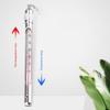 Fishing Thermometer with Metal Buckle Temperature Meter Portable Fishing Temperature Gauges for Outdoors
