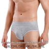 Men's Mid-Waist Breathable Cotton Briefs - All Seasons, Elastic, Comfortable Fit