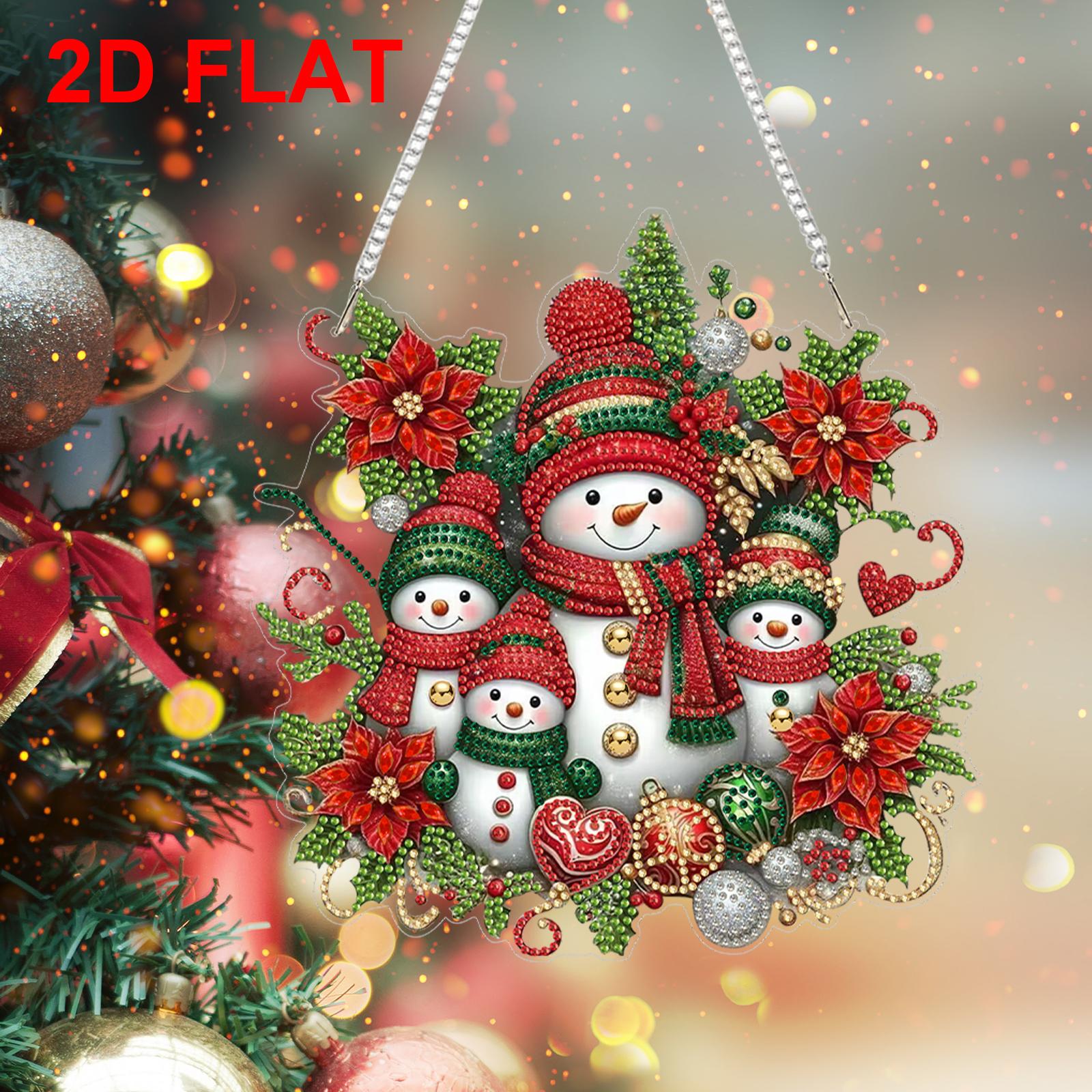 

2D Flat DIY Hanging Diamond Art Kits Diamond Painting Set Diamond Art Acrylic Pendant Window Hanging Art for Home Decor China Mainland