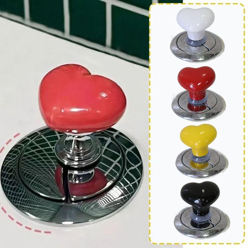 

Трудосберегающая кнопка смыва для унитаза, универсальная мебельная ручка, модная ручка для ящика шкафа, ручка для унитаза чёрный