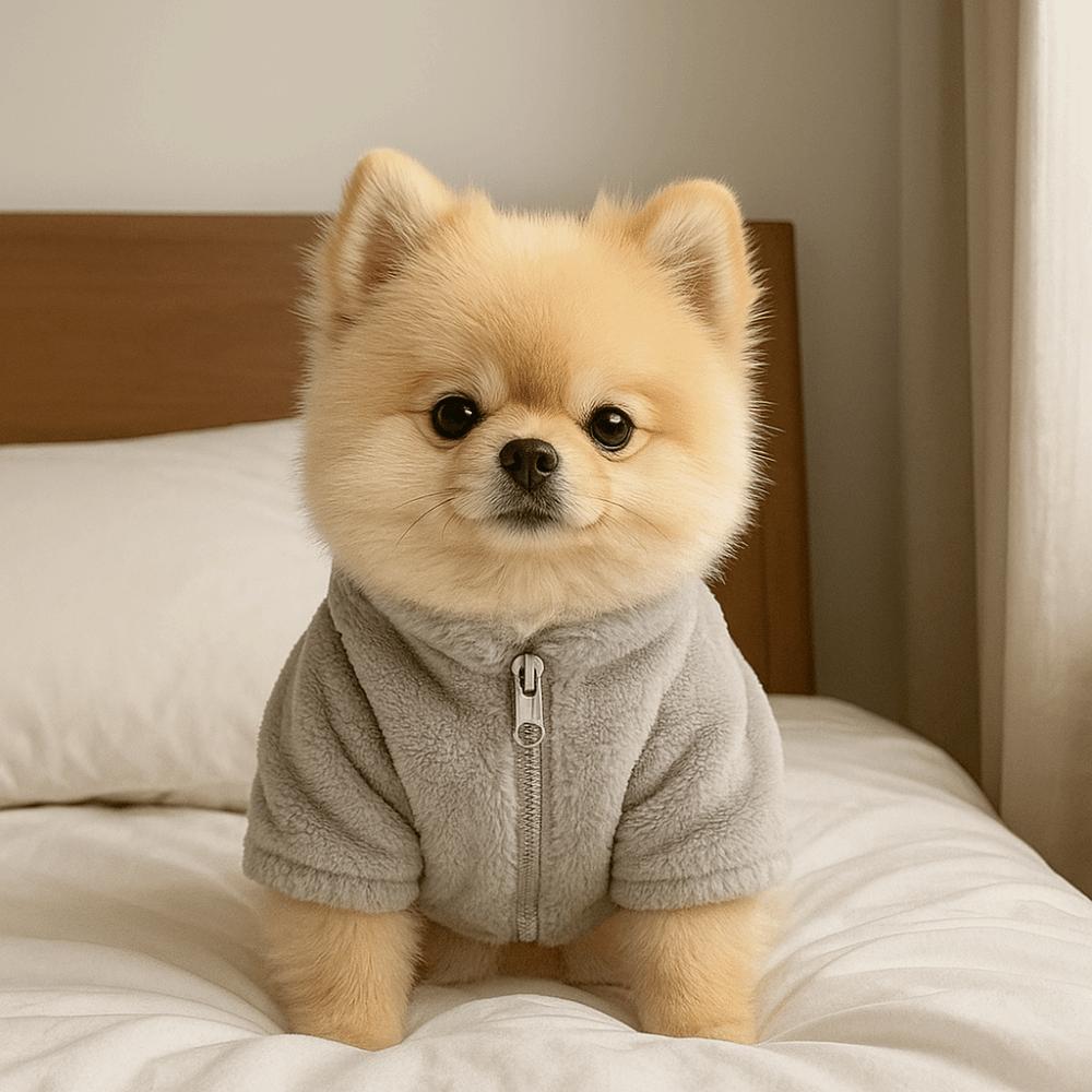 Fashion Rabbit Fur Dog Warm Coat Thickened Comfortable Pet Jackets Soft Winter Dog Clothes Walking