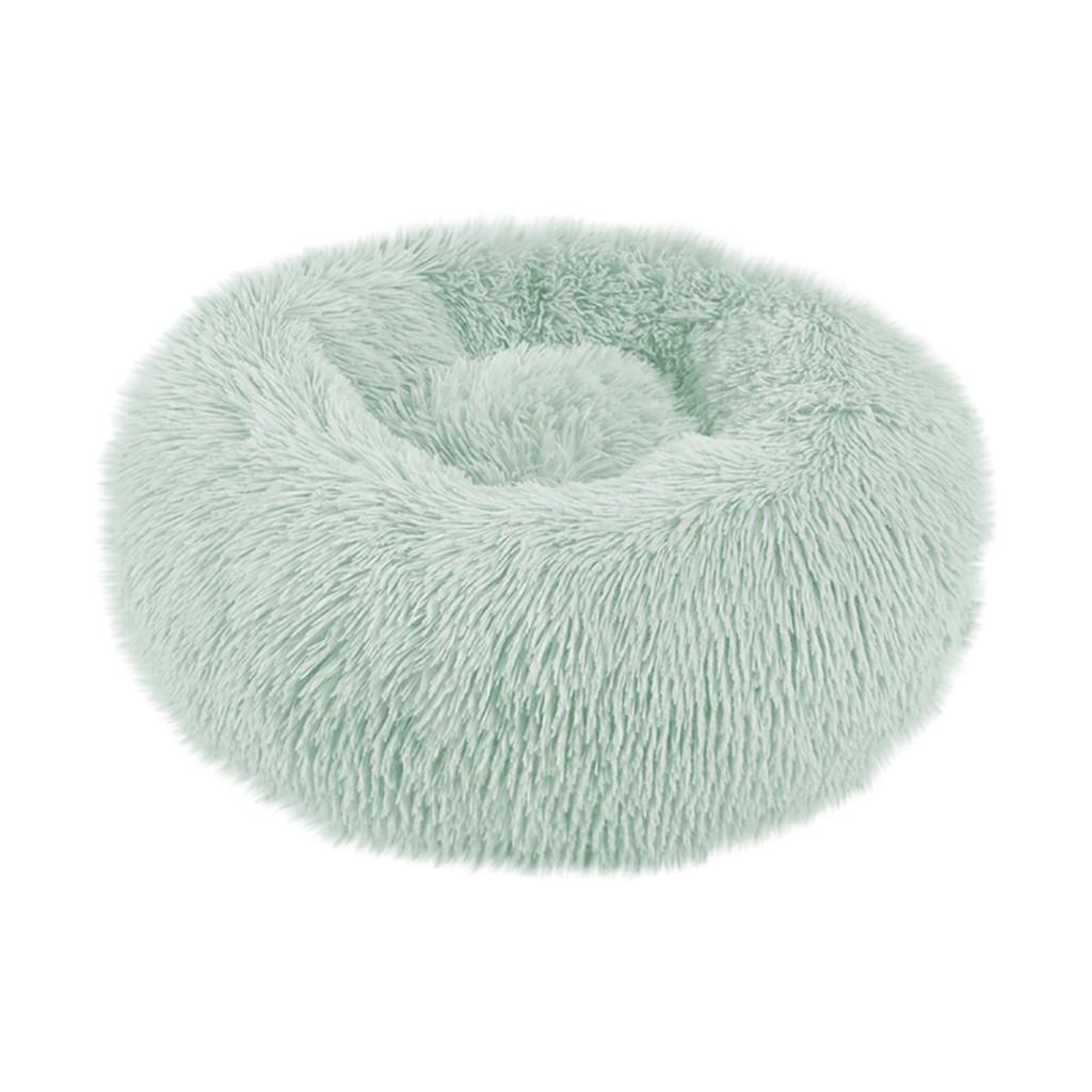 Round Deep Pet Bed Plush Soft Comfortable Nest for Dogs and Cats Washable Removable Cover Suitable for Small Medium Large Pets