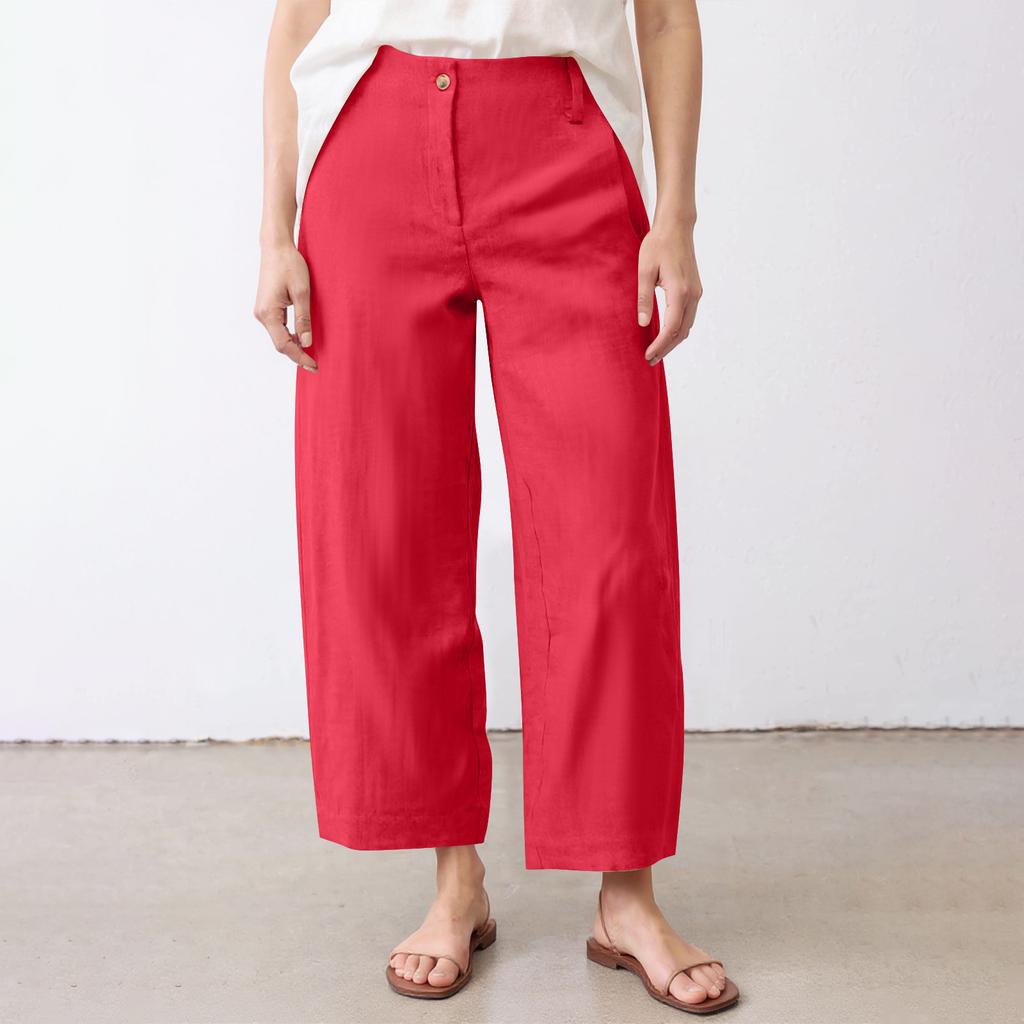 Women's Casual Loose Pants Straight Wide Leg Pants Casual Pants