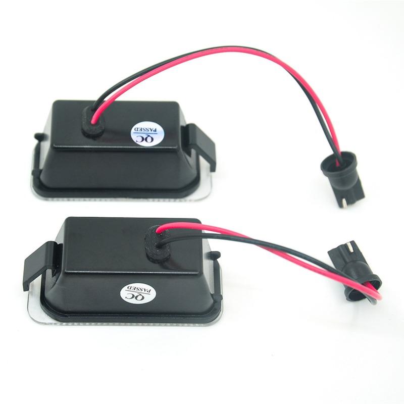 LED License Plate Light Compatible with Jaguar XJ 2009 2015 XF 2007 2015 High Quality Car Accessories tallation Kit Easy DIY