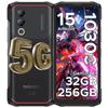Smartphone Robuste 5G DOOGEE Blade 20 Turbo 32GO+256GO 10300mAh Écran 6.6" AI 50MP Telephone Portable Incassable Dual SIM/NFC Noir