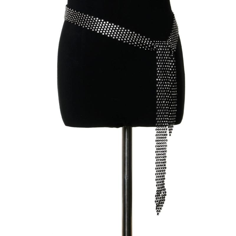 Sparkling Sequins Tie Fashion Unisex Rhinestones Bowtie Fashionable Neckwear for Costume Parties and Carnivals