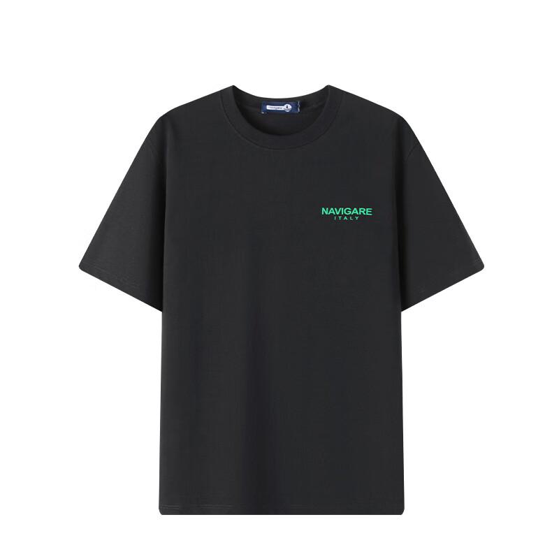 Navigare Men's Combed Cotton Round Neck T-Shirt