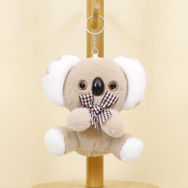 Adorable Koala Plush Keychain Soft Stuffed Animal Bag Charm Cute 12cm Toy