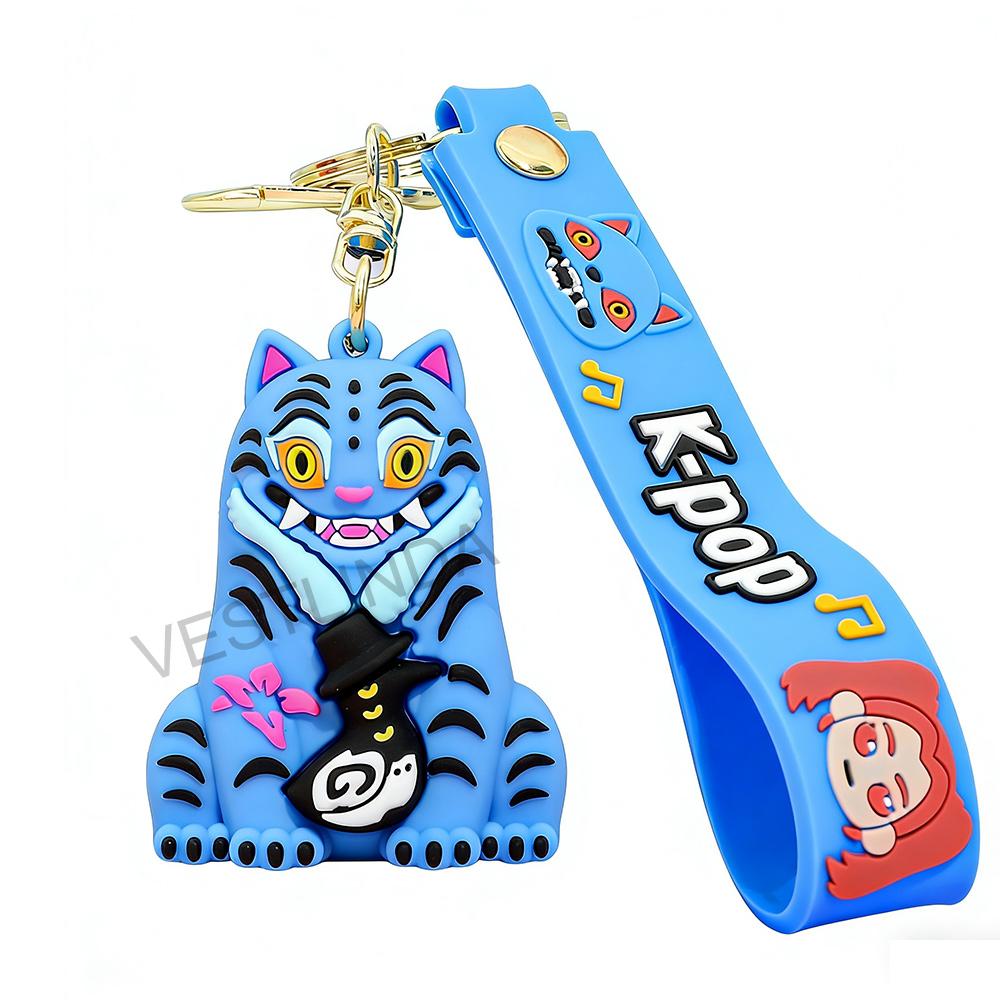 

110PCS KPOP Demon Hunter Keychain Rumi Key Chain Pendant Exquisite Peripheral Toys Bag Car Key Pendant Decoration Holiday Gifts 1Pcs