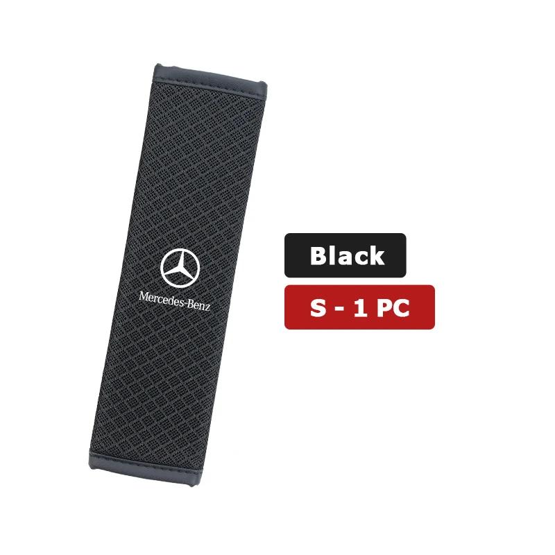 Car Seat Belt Guard Ice Silk Seatbelt Shoulder Protection Pad For Mercedes Benz W211 W124 W176 W177 C180 C200 C260 C300 GLC CLE BG1