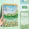 A4/8K/16K Thickened Sketchbook 60 Sheets 160G For Drawing Watercolor/Oil Painting/Colored Pencils Blank Drawing Book