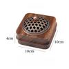 Incense Box/wooden New Chinese Carved Three-dimensional Hollow Pattern Indoor Desktop Placement Decoration Religious Supplies