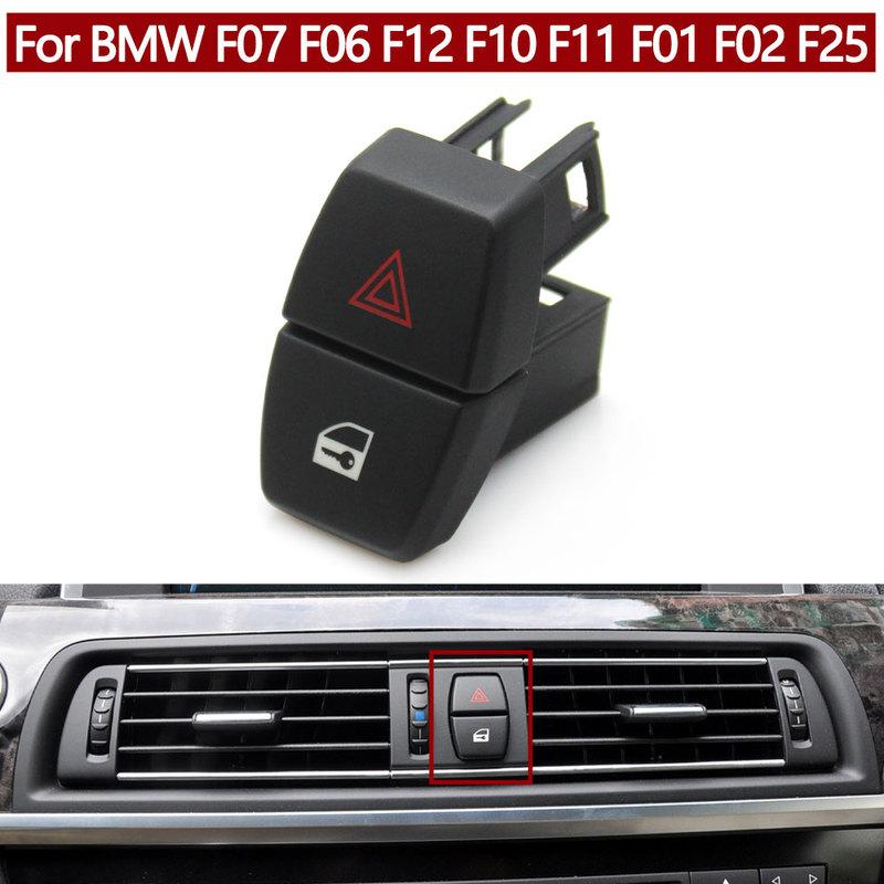 Car Emergency Hazard Warning Light Button Switch For BMW 5 6 7 X3 Series F07 F06 F12 F13 F10 F11 F18 F01 F02 F04 F25 61319161896