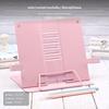 Adjustable Metal Book Stand, Foldable Kids perusing Rack, Multifunctional Desk Holder