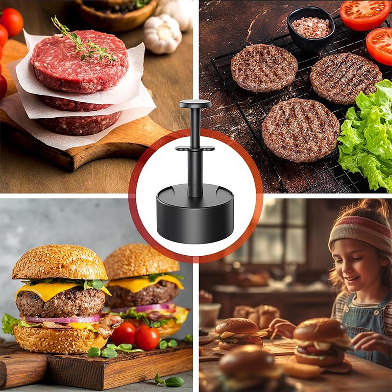 Hamburger Press Burger Patty Maker for Stuffed Burgers Beef Veggie Maker Mold Perfect for Burgers Patties Cooking BBQ