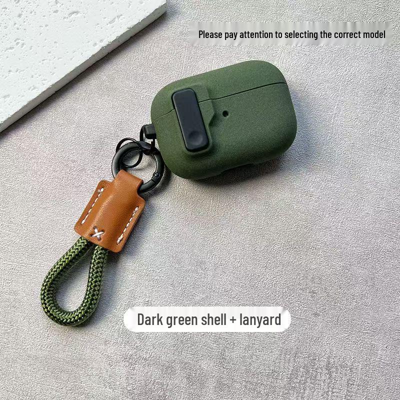 Étui de protection pour AirPods 4/Pro 2/3 avec boucle