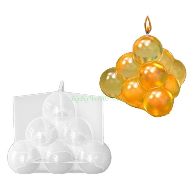 24TE Geometric Mold Silicone Mold for Candle Making Reusable Resin Epoxy Mould Casting Molds DIY Silicone Mould