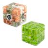 2Pcs Rolling Ball Maze Cube Kids Brain Teaser 3D Puzzle Maze Cube Toddlers Stress Relief Logical Thinking Training Bead Maze Educational Toy