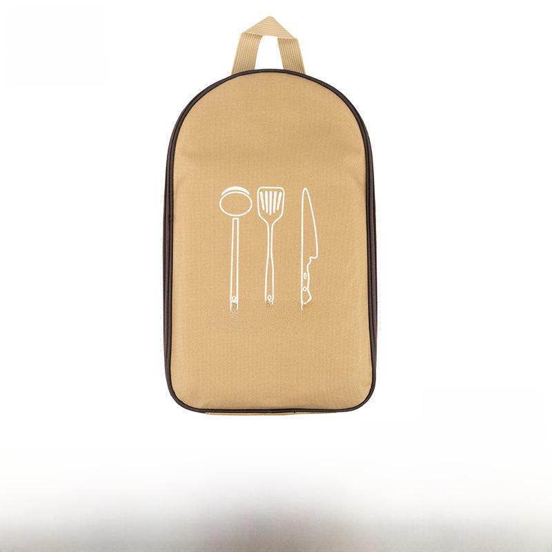Concave-Convex Portable Camping Cookware Storage Bag for Cutlery and Kitchenware