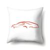 Sports Car Striped Pillowcase Office Cushion Cover Living Room  Waist