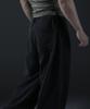 CARMID Wide Pigment Big Logo Jogger Pants [Charcoal]