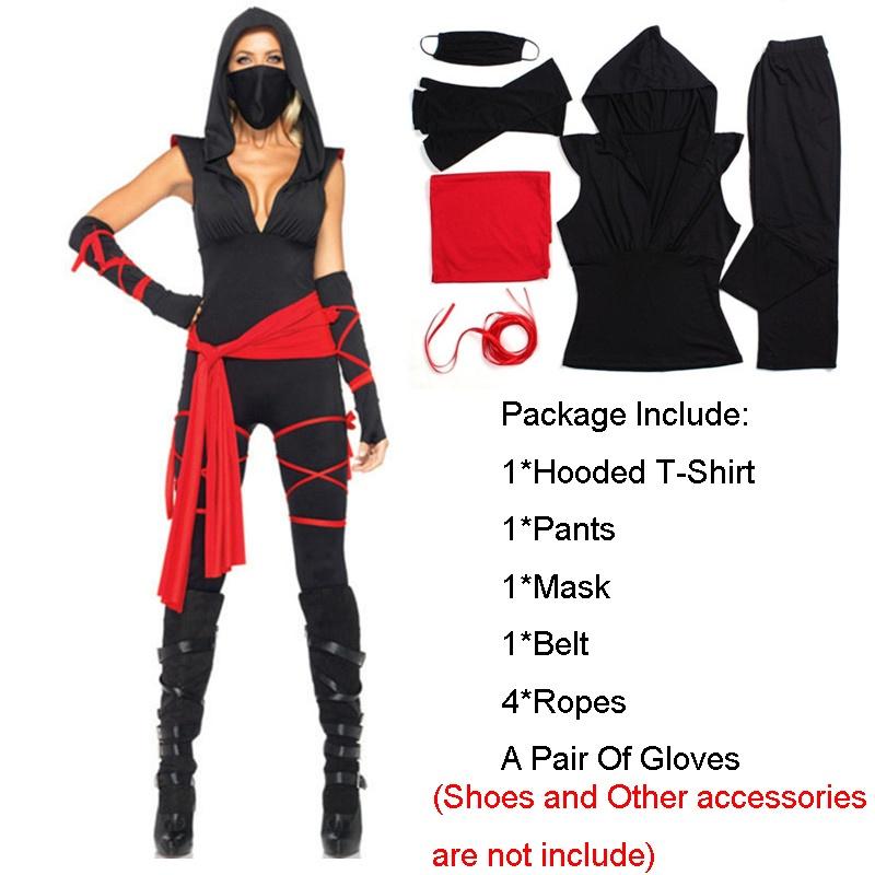 

Ninja Ninjago Costume Adult Assassin Cosplay Masquerade Carnival Outfits Party M