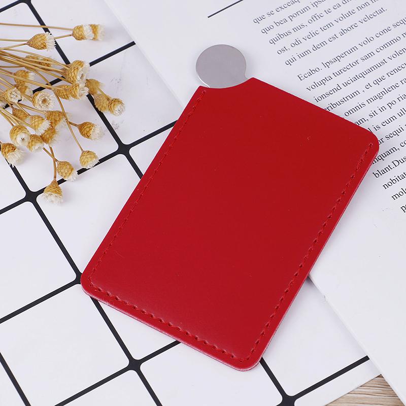Card Pocket Mirror Makeup Portable Travel Stainless Steel Unbreakable