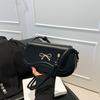 Neue modische einfarbige Nischendesign High-End Schleife lässige Messenger Schultertasche
