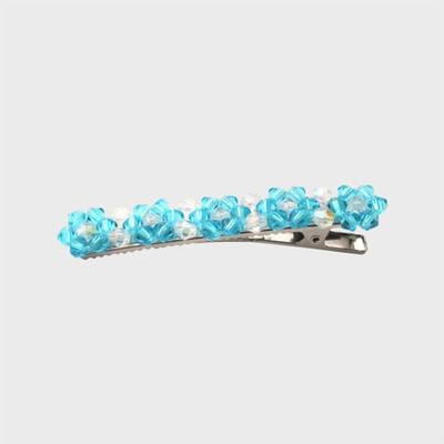LYKE OUR YOUTH Summer Flower Hair Clip _ Blue