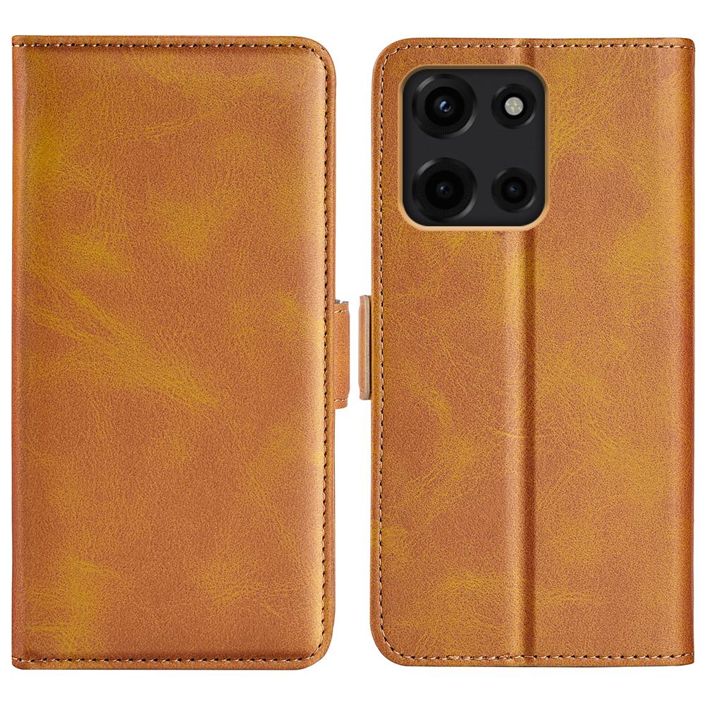 For Motorola Moto G 5G (2025) Stand Case Calf Texture Leather Wallet Phone Cover