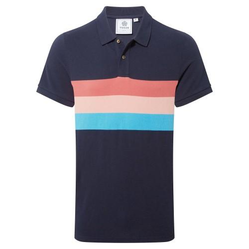 TOG24 Mens Butley Stripe Polo Shirt M