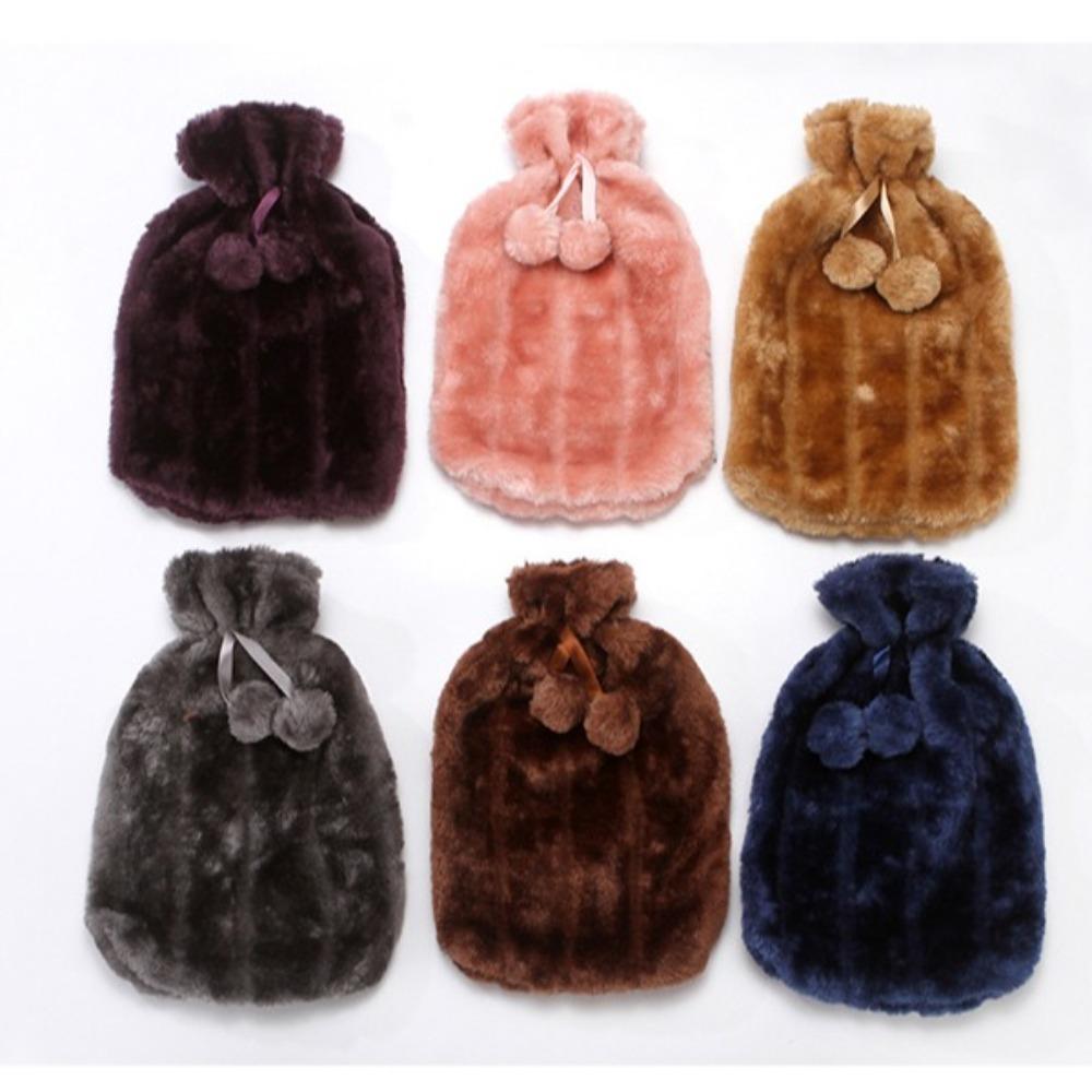 Removable Hot Water Bottle Cover Cold-proof Hand Feet Warmer Plush Covering Winter Accessories