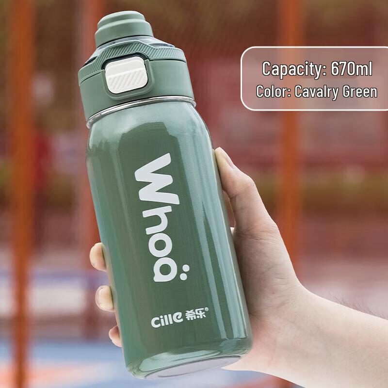 Cille 316 Stainless Steel Dual-Drink Insulated Straw Bottle