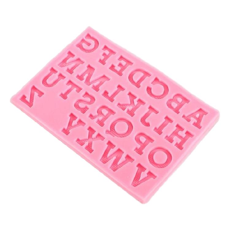 Alphabet Letter Shaped Silicone Molds Fondant Chocolate Mould Cake-Topper Decors