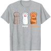 Introvert Cat Animal Rescue Pet Lover Apparel Rock Paper Scissors Hand Game Cute Summer Cotton Unisexs Unisexs Tshirt Kids Tee