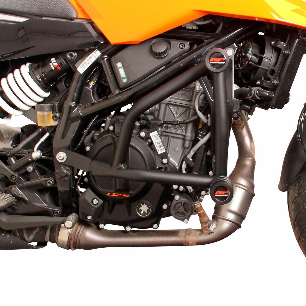 

GP Composite KTM Duke 125 / 250 / 390 2024 Compatible Engine Protection Bar Black